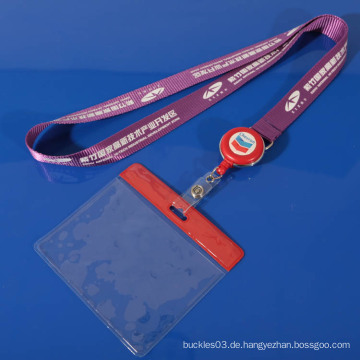 Custom Pailletten Lanyard für ID-Karte